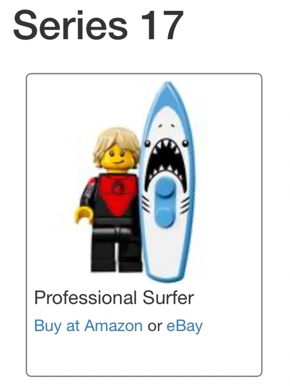 Lego minifigure from